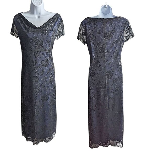 sachin and babi light blue dress Long 3/4 Sleeve V-Neck Dressy Fall Maxi Dress Gown Abaya - NT023